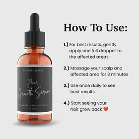 Rennora bottle label close-up highlighting natural ingredients