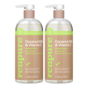RENPURE front packaging showing 24 fl oz bottle and 2-pack, conveys hydration