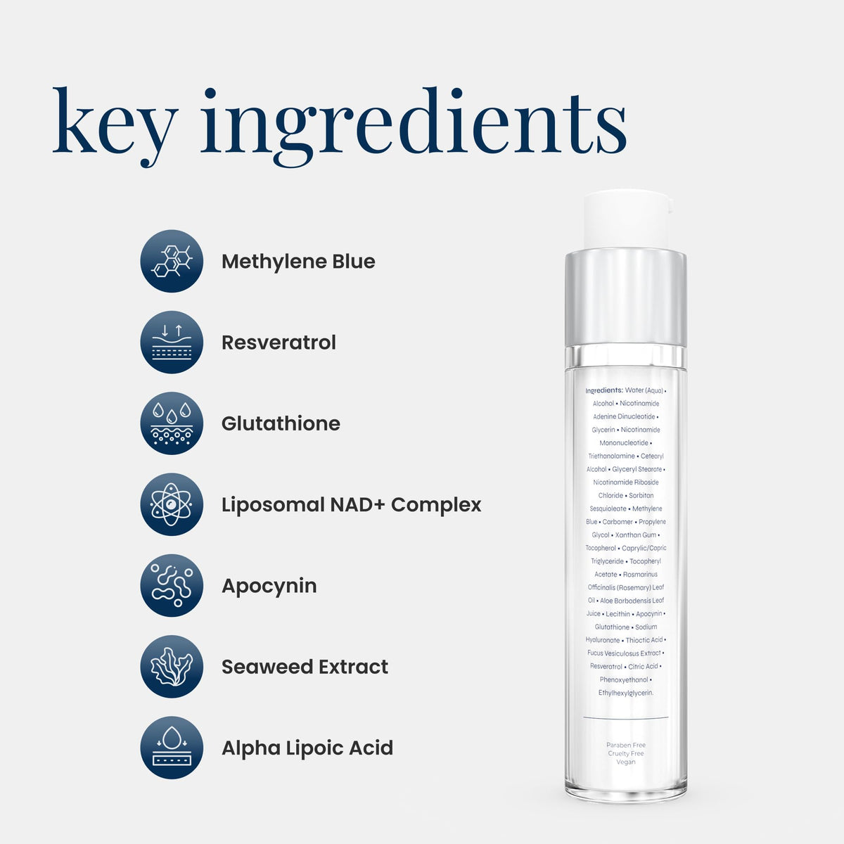 Renue By Science applying serum to cheek demonstrating smooth absorption