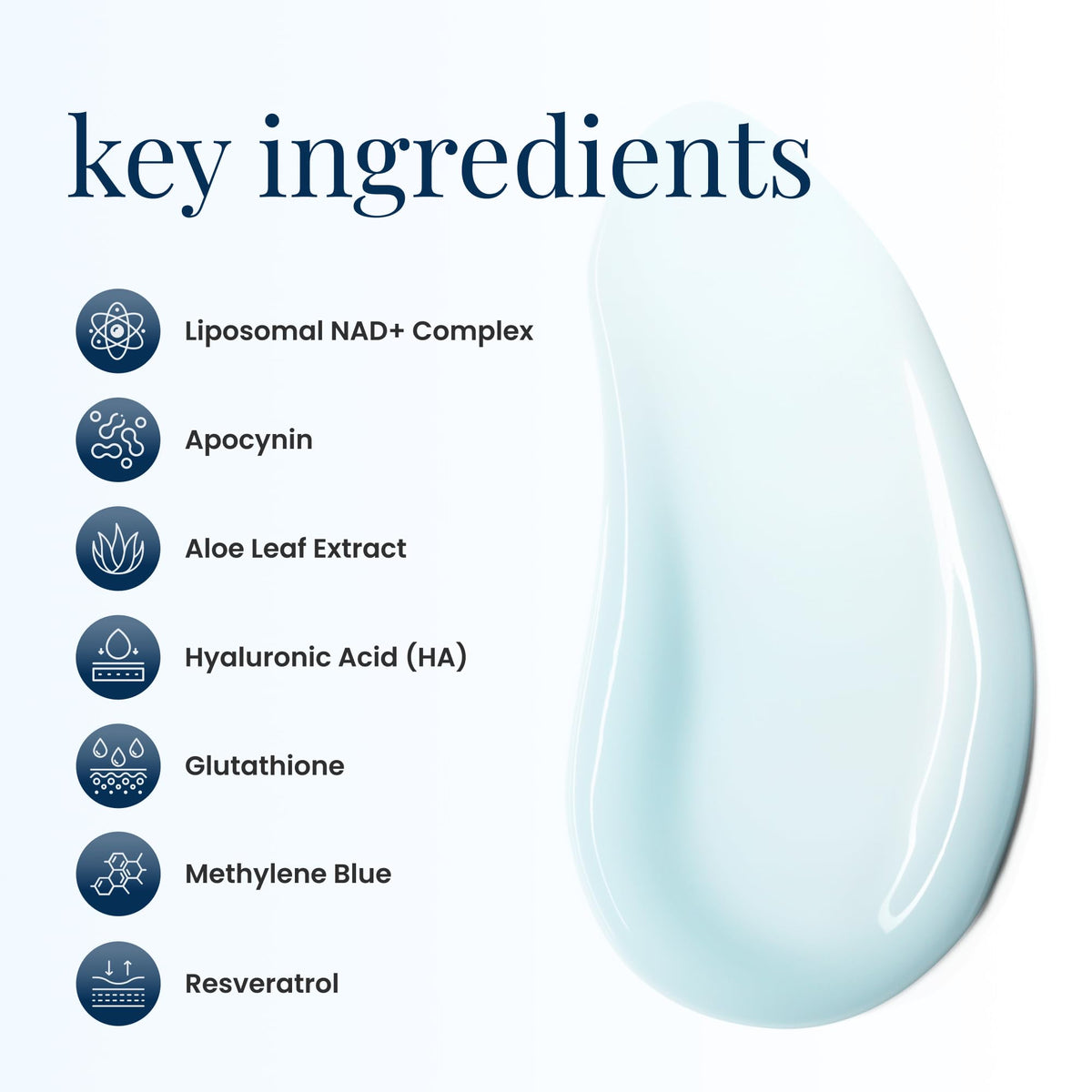 Renue By Science pump and label detail highlighting ingredient delivery