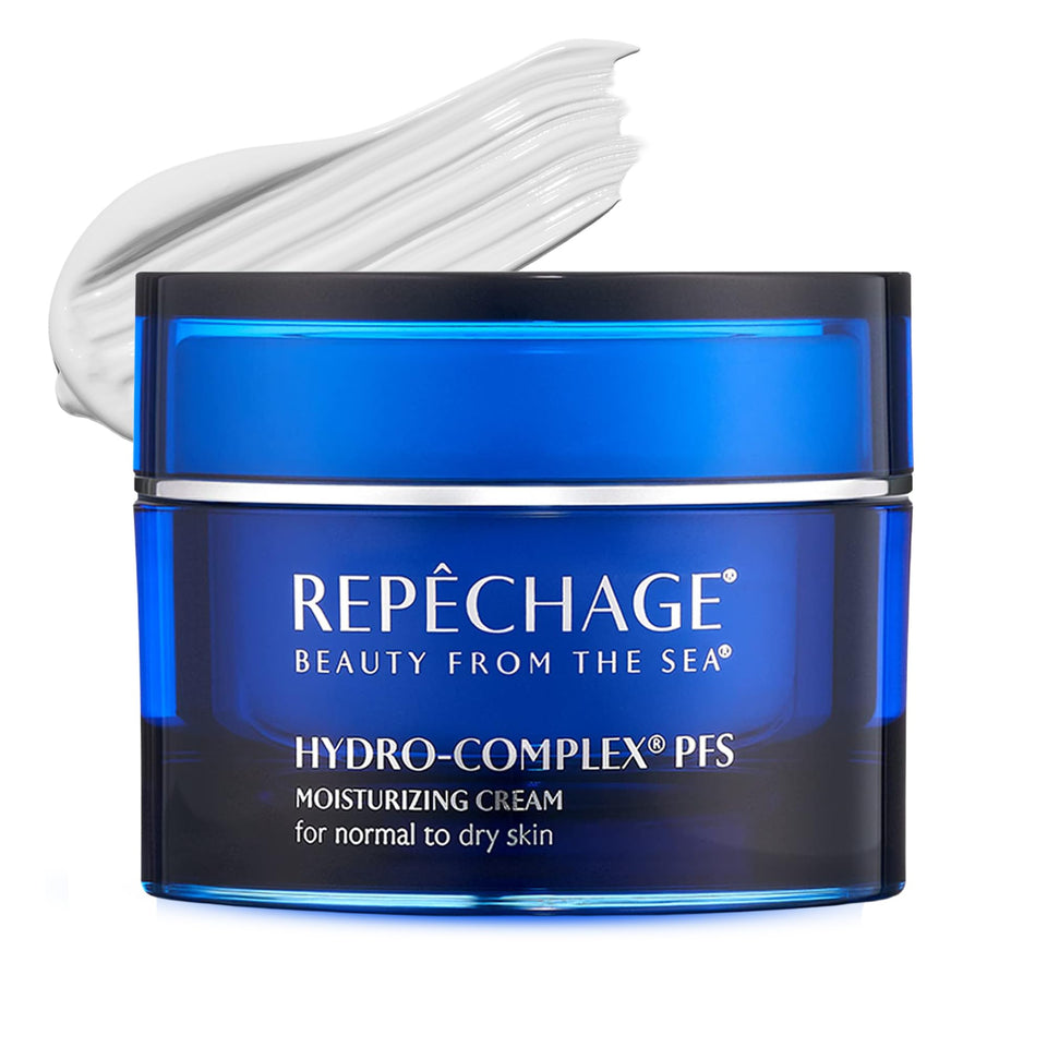 Repechage front packaging showing Hydro-Complex PFS cream and hydration benefits