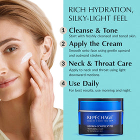 Repechage 1.5 fl oz jar beside ruler to show compact travel-friendly size