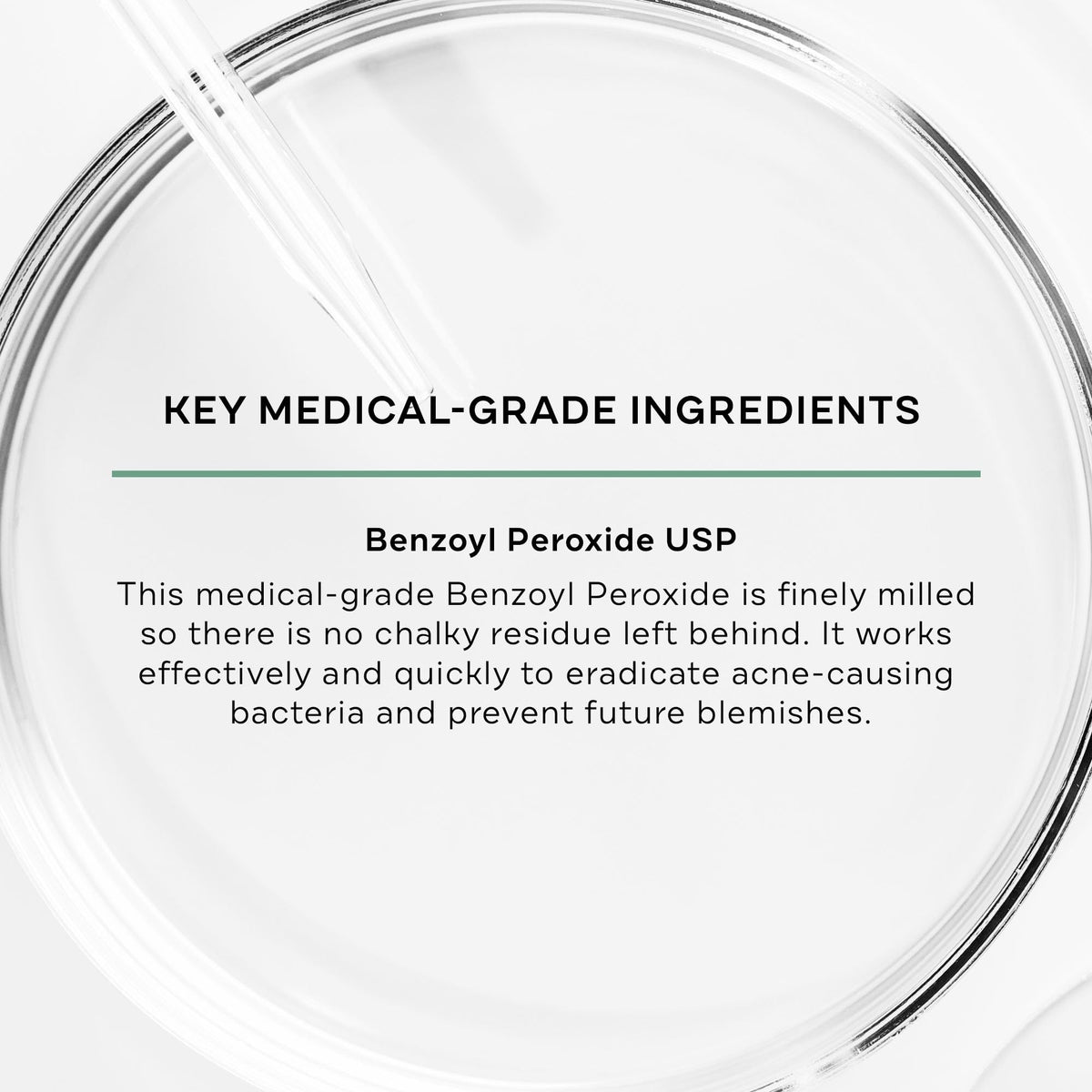 Replenix gel texture on fingertip illustrating smooth non-drying feel