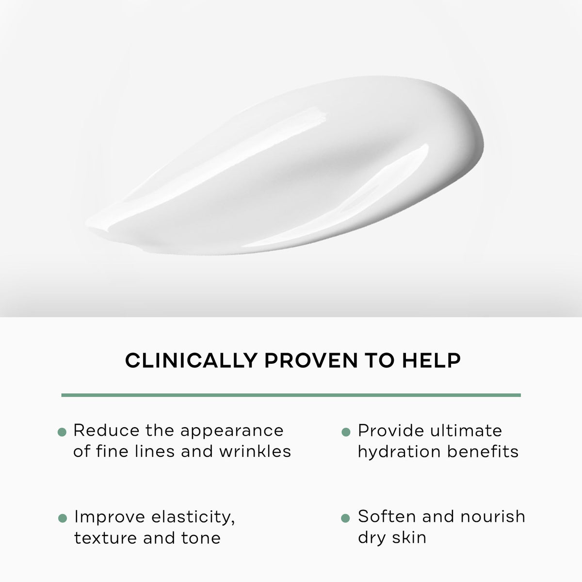 Replenix creamy texture close-up demonstrating rich hydration
