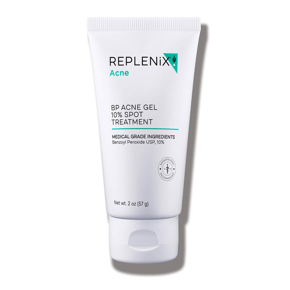 Replenix front packaging showing product and fast-acting blemish benefit