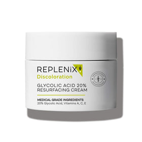 Replenix front packaging showing product and benefits for brighter skin