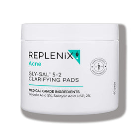 Replenix front packaging showing pad container and benefits
