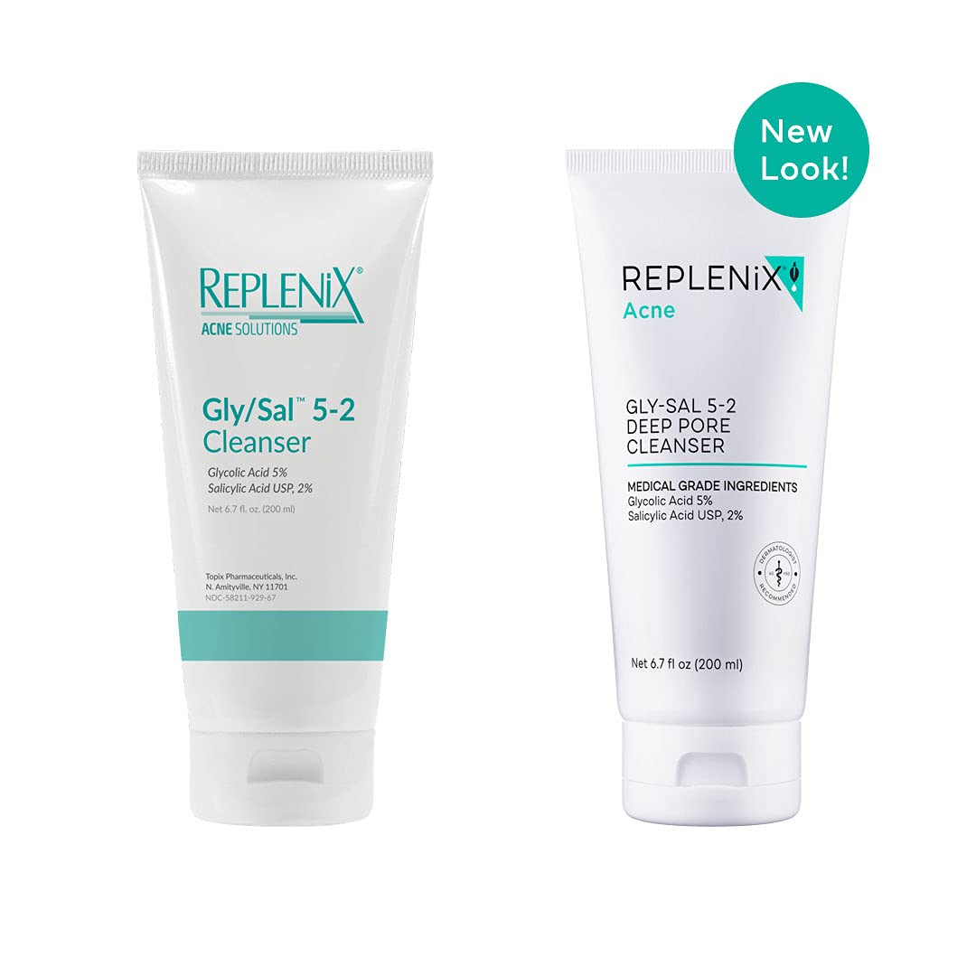 Replenix cleanser lather close-up showing silky texture for gentle exfoliation