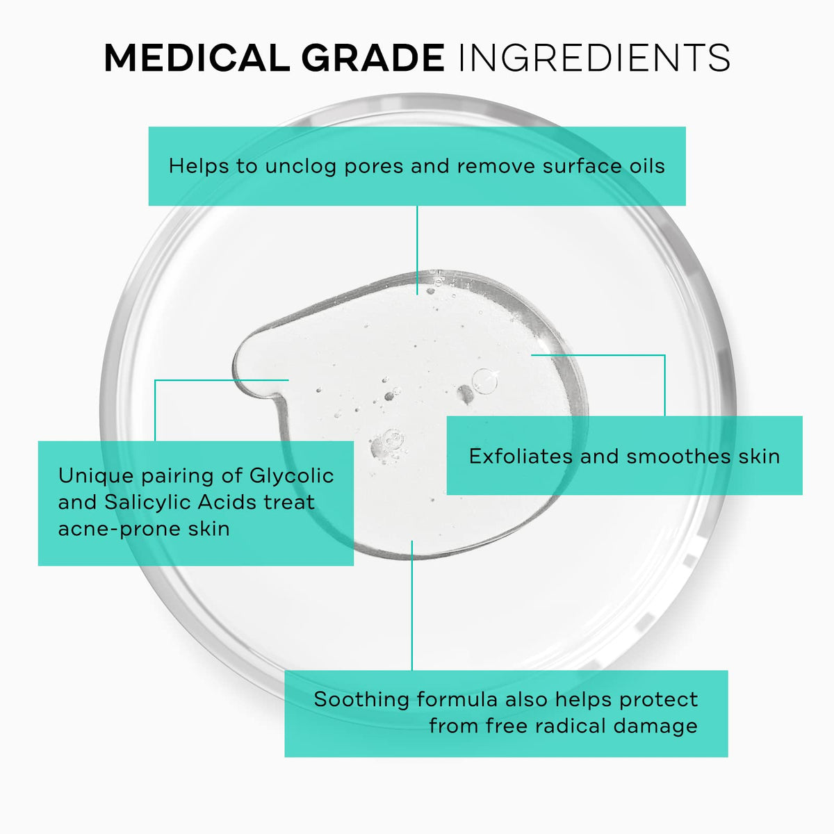 Replenix being used by person washing face to show effective pore-clearing action