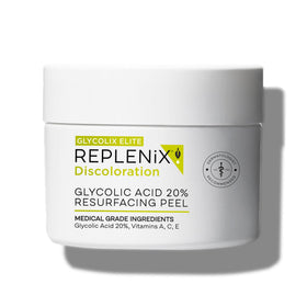Replenix front packaging showing tub and branding, convenient travel benefit