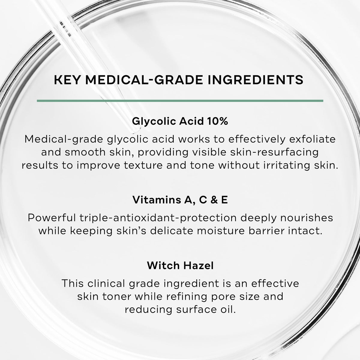 Replenix close-up pad texture, pre-soaked surface for even exfoliation