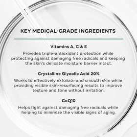 Replenix open jar revealing product consistency and resurfacing power