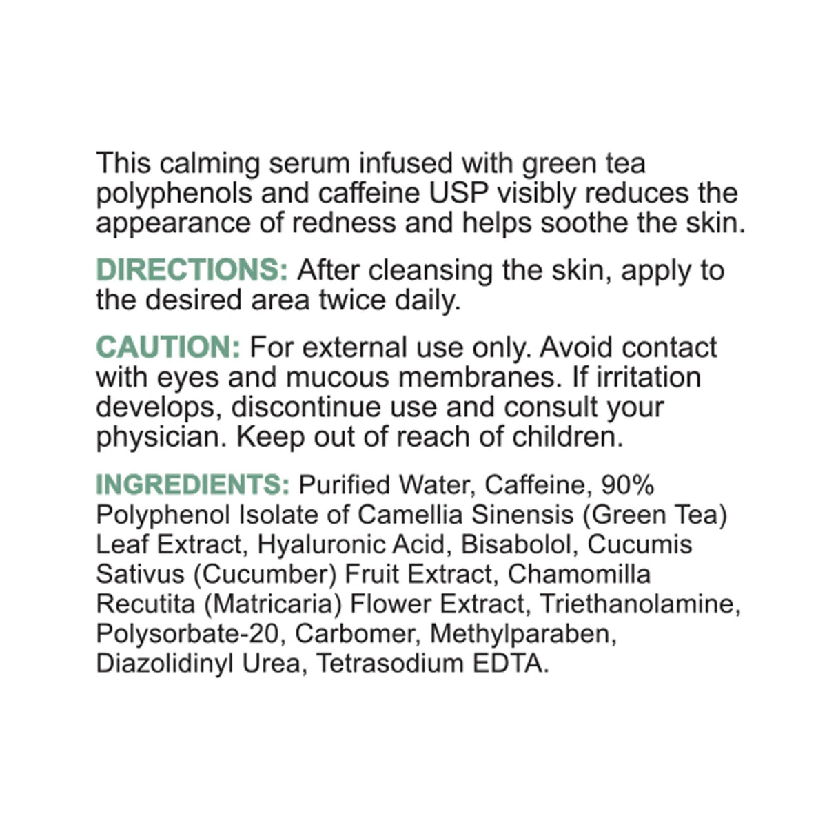 Replenix serum applied to cheek demonstrating soothing finish
