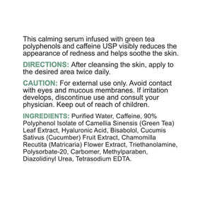 Replenix serum applied to cheek demonstrating soothing finish