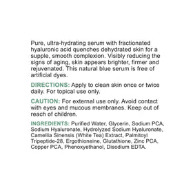 Replenix back label and ingredient list close-up showing formulation transparency