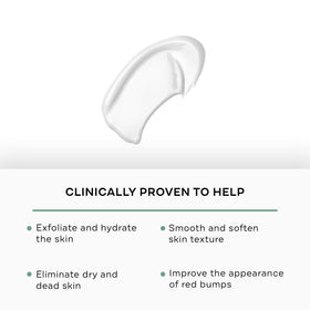 Replenix lotion texture close-up illustrating smoothening benefit