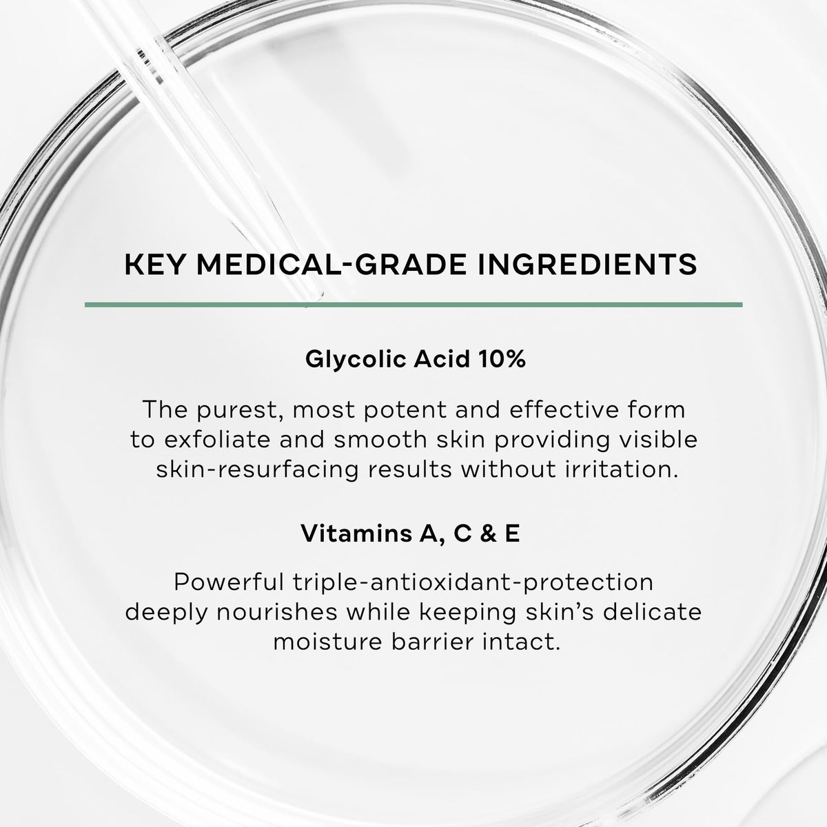 Replenix foamy cleanser texture close-up demonstrating gentle exfoliation