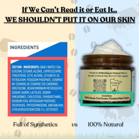 Reroot Organics balm applied to hand demonstrating quick absorption