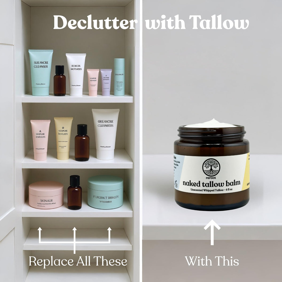 Reroot Organics gentle application on baby skin illustrating suitable safety