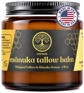 Reroot Organics jar front view showing product label and benefit