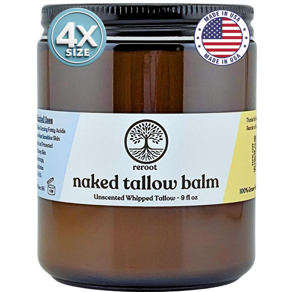 Reroot Organics front tin showing product label and simple packaging benefit clarity