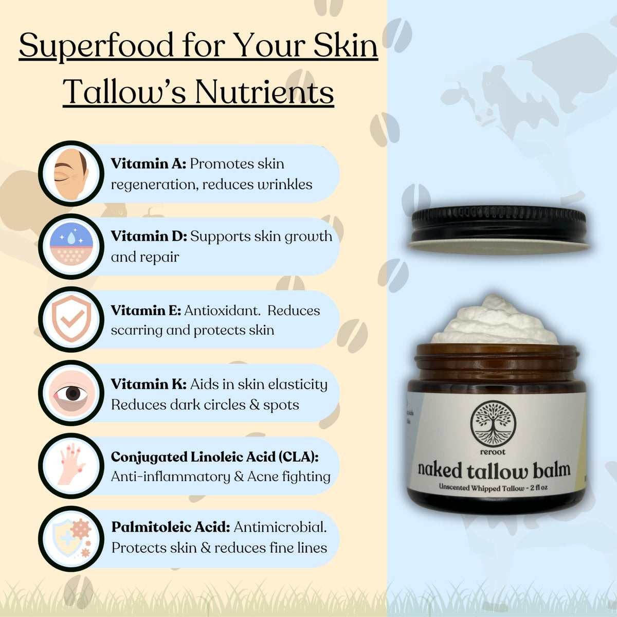 Reroot Organics lid and label detail proving authentic small-batch quality
