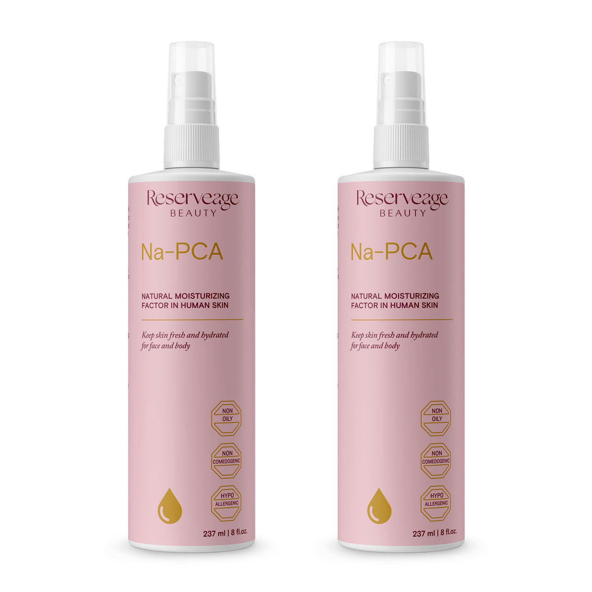 Reserveage Nutrition front packaging showing bottle and benefits