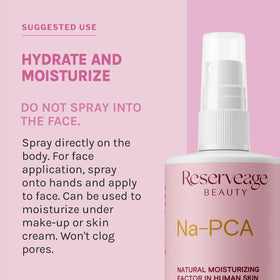 Reserveage Nutrition spray on hand showing size and travel-friendly convenience