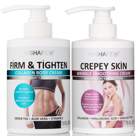 Reshape+ front packaging showing both bottles and benefits