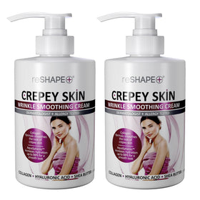 Reshape+ front packaging showing two pump bottles and product name for easy dispensing