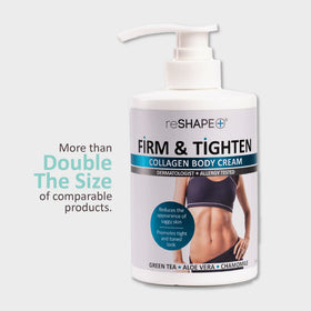 Reshape+ label close-up highlighting ingredient list and safety