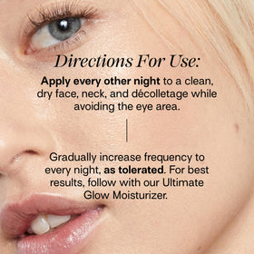 Rest Religion applied on fingertip in nighttime routine demonstrating easy layering benefit