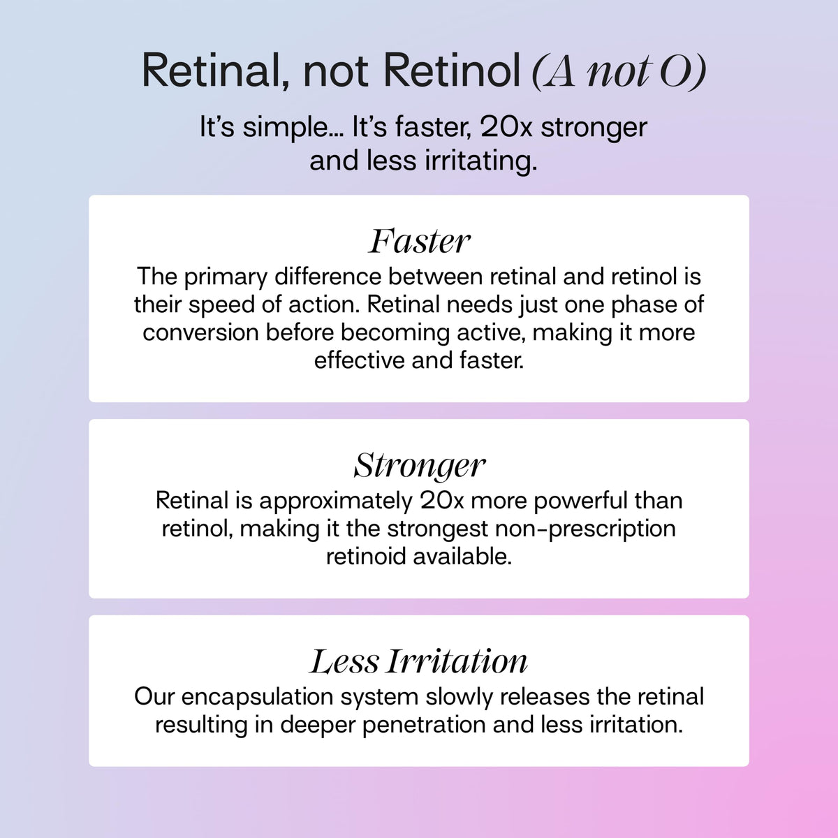 Rest Religion product label listing retinal, peptides and niacinamide for ingredient transparency