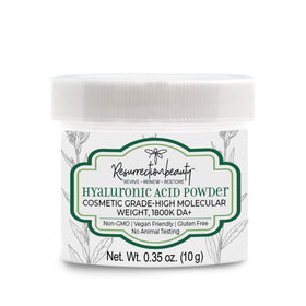 RESURRECTIONbeauty jar front label showing product name and clarity benefit