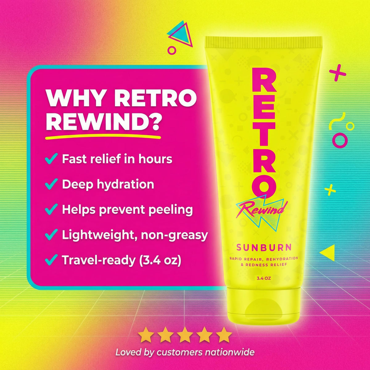 RETRO Rewind cream texture close-up demonstrating fast-absorbing hydration