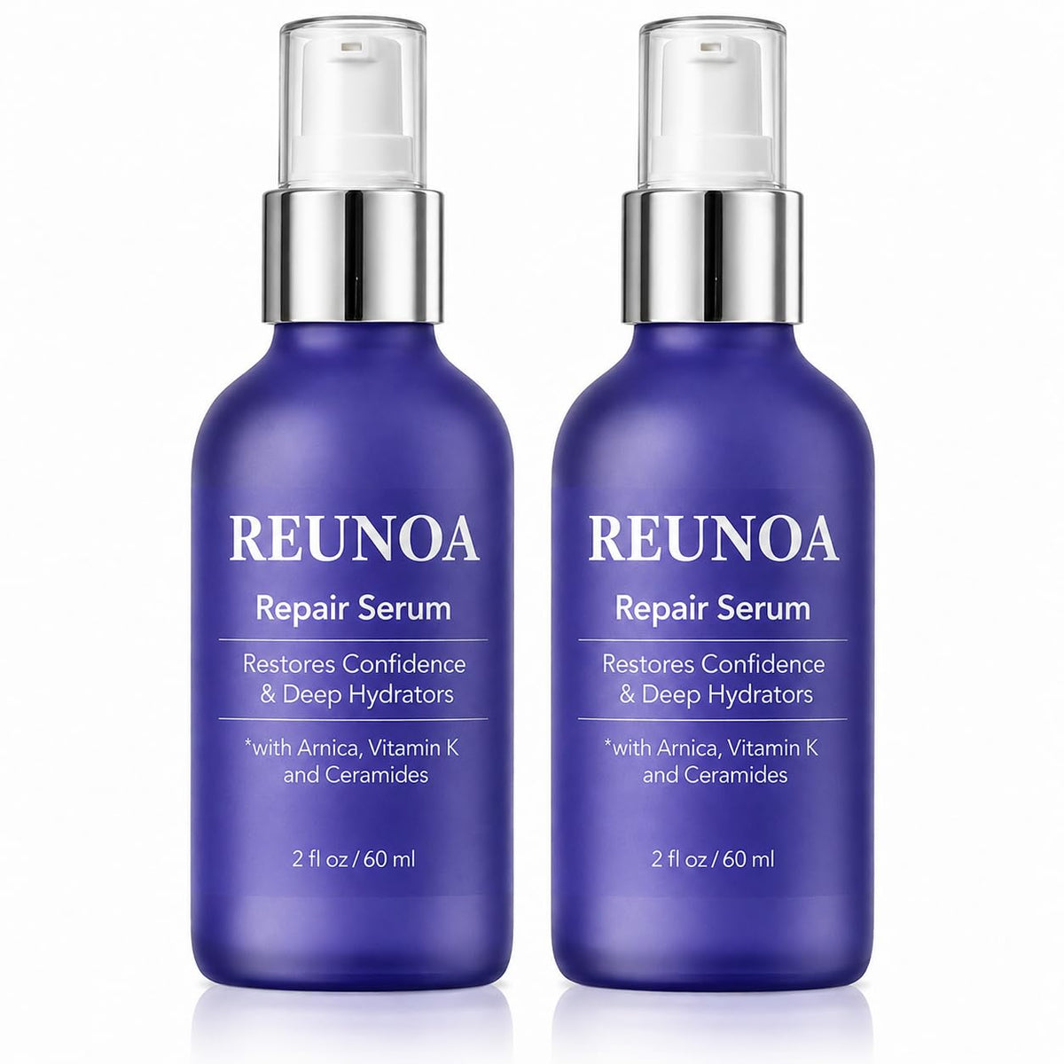 Reunoa front packaging 60ml showing bottle and label for easy identification and storage