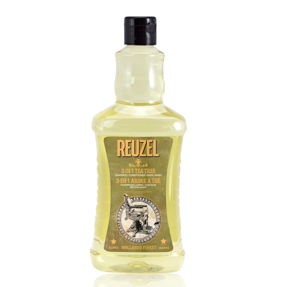 REUZEL bottle front packaging showing label and size, convenient all-in-one cleanser