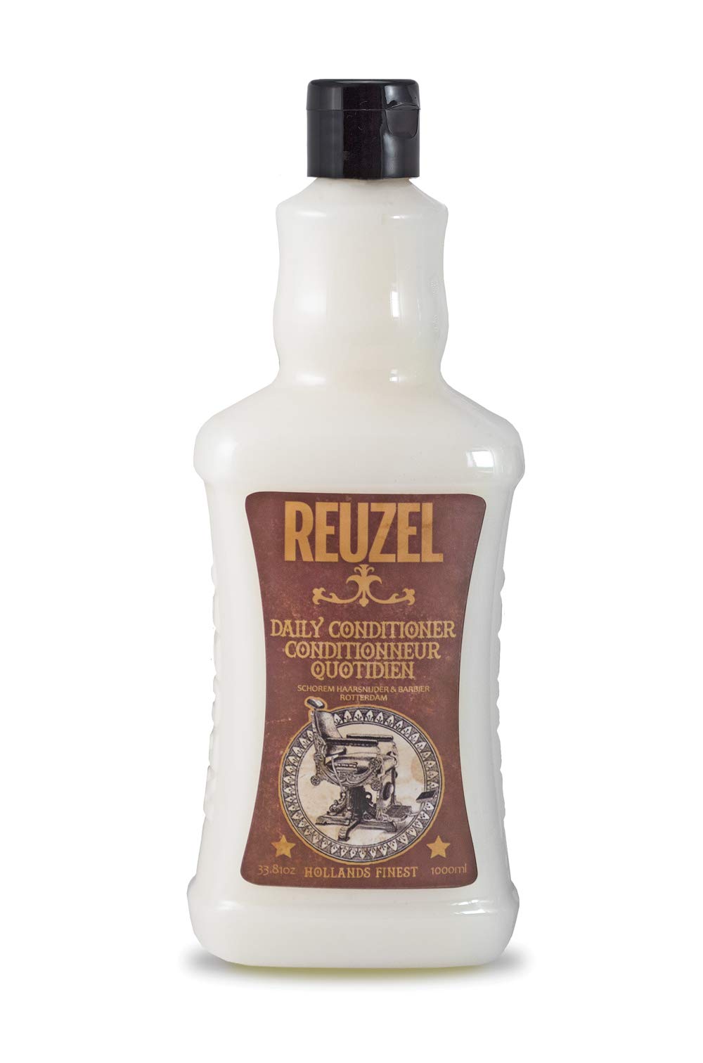 REUZEL bottle front view showing label and benefit of cooling scalp hydration