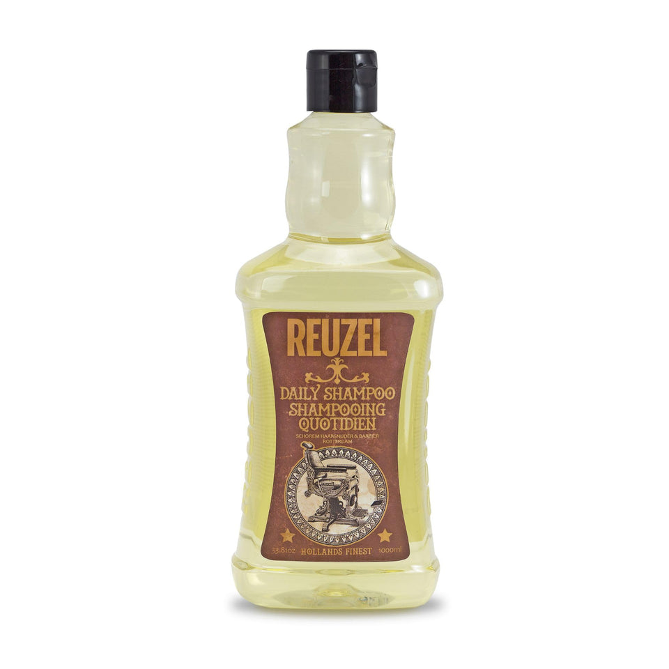 REUZEL front bottle view showing label and 33.81 oz size for everyday cleansing
