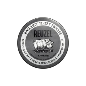 REUZEL front jar view showing strong hold packaging benefit