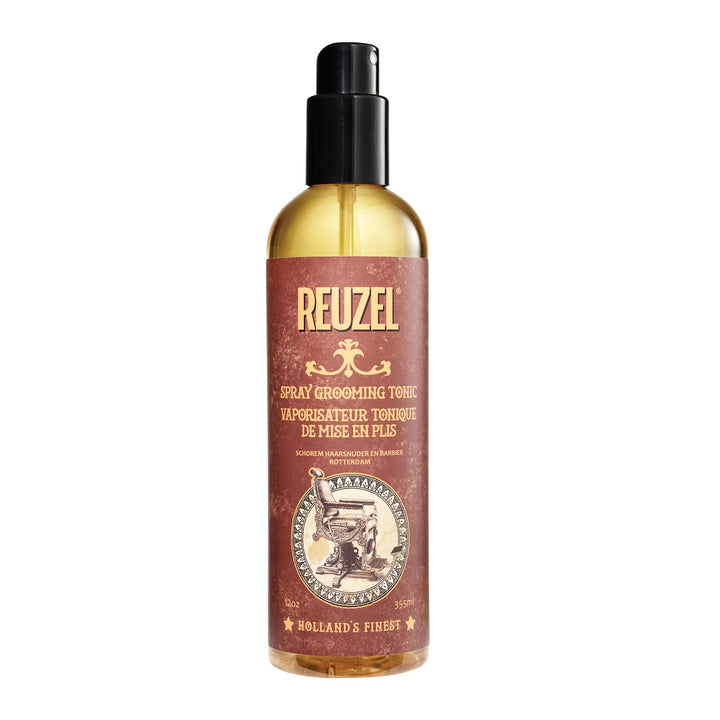 REUZEL front packaging showing bottle and branding for easy identification and trust