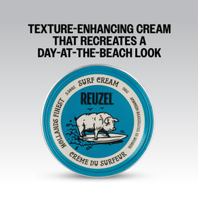 REUZEL styled short hair showing natural separation benefit