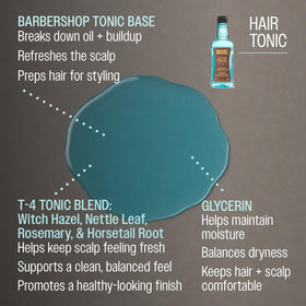 REUZEL texture close-up on tonic fluid showing lightweight, non-greasy feel benefit