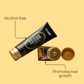Rev320 iBOSS gel texture in jar highlighting smooth application benefit
