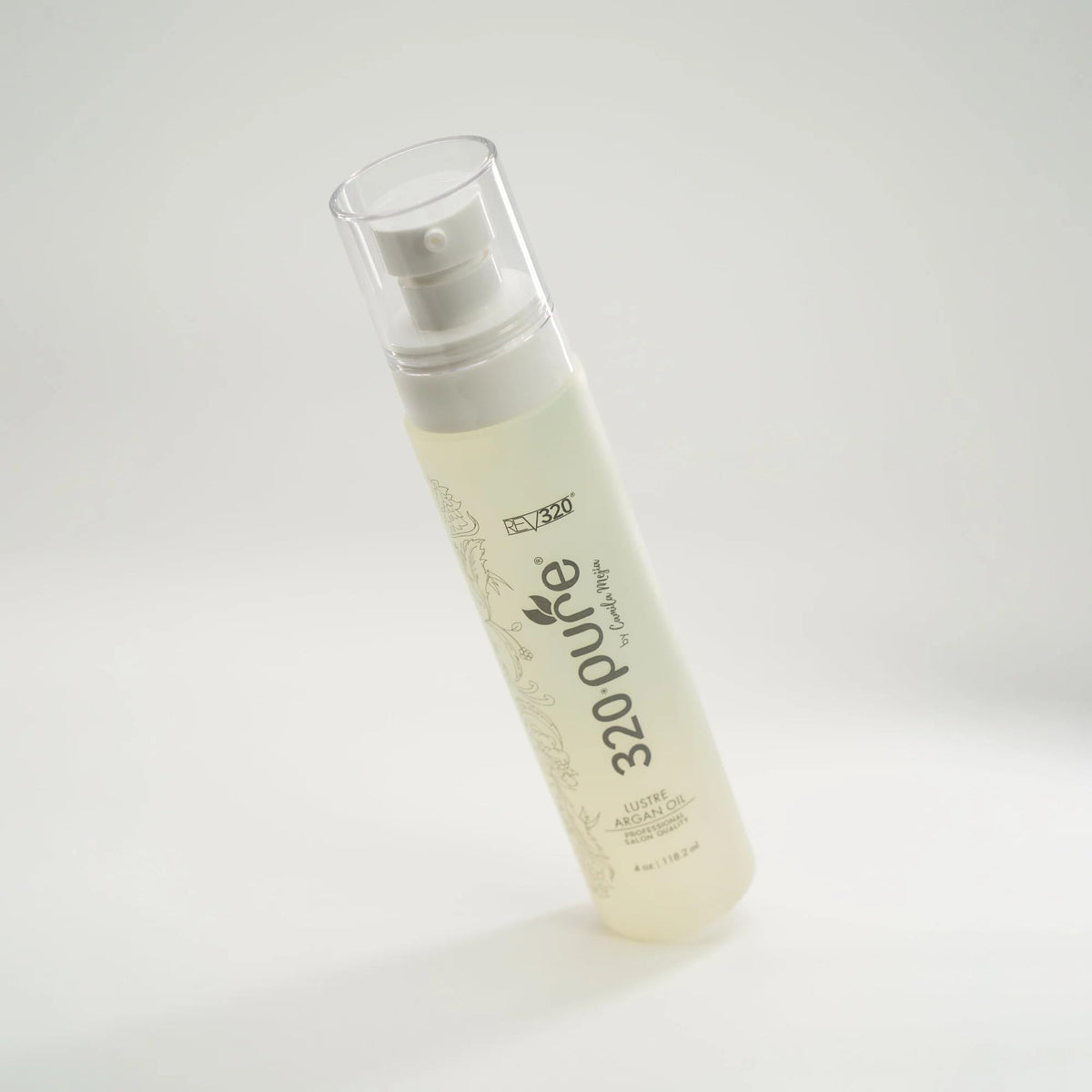 Rev320 styled hair lifestyle shot showing glossy, manageable hair after use