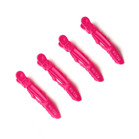 REVAIR front view of raspberry Up for Grabs clips showing secure set and bright color