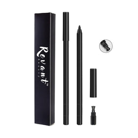 Revant Beauty front packaging showing dark brown eyeliner benefits