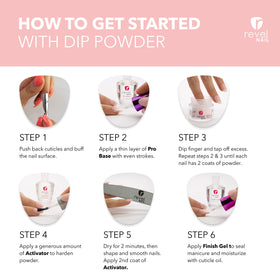 Revel Nail French tips demo showing crisp smile lines and durability