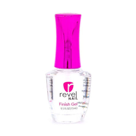 Revel Nail in-use application on nails demonstrating quick, lamp-free results