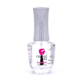 Revel Nail liquid texture pouring to show smooth flow and easy application